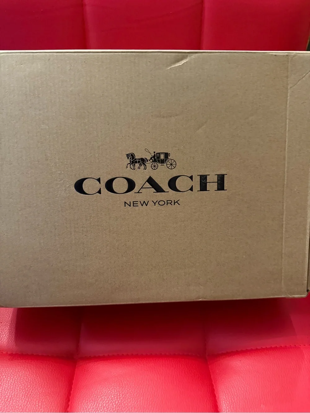 NWT Coach Marcy Denim Cherry Embroidery Platform Slides | Size 7.5